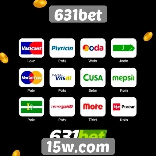 Métodos de pagamento e retirada na 631bet